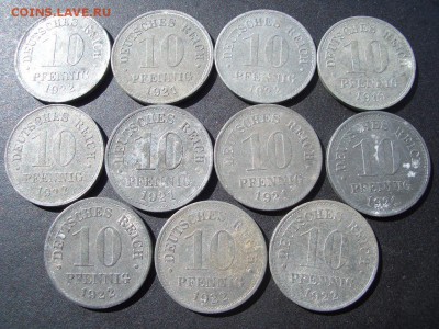 Германия(Веймар, 3-й Рейх), пфенниги (ZN-AL), 10.10.17-22.00 - Pfennigs (25).JPG