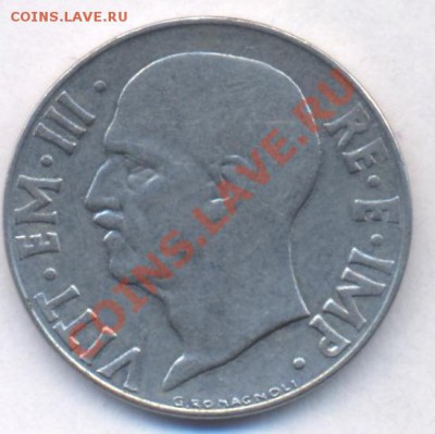 Италия 20 чензимо.1941 г. До 12.03.11 г. 20-00 МСК. - Италия 41.1