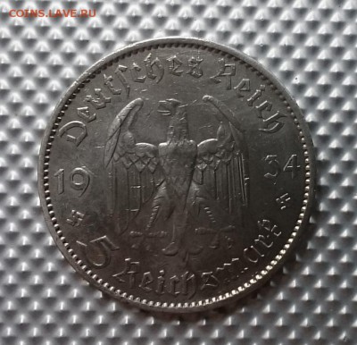 5 рейхсмарок, 1934, Германия, до 22.00 мск 08.10.2017 - Р м IMG_20170712_170637_cr