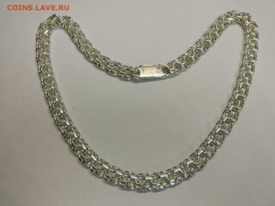 НоВаЯ серебряная ЦеПь бисмарк 925 106гр 55см - laEted01yO4