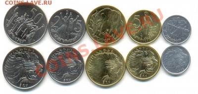 Эфиопия набор из 5 монет UNC до 15.03.2011 в 22.00 мск. - 1416605299