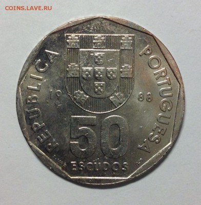 Португалия, 50 эскудо.1988г. - 1 (8)