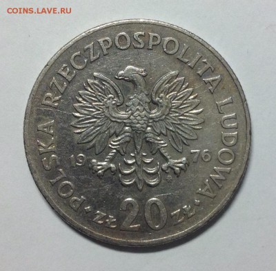 Польша, 20 злотых. 1976г. НОВОТКО - 1 (14)