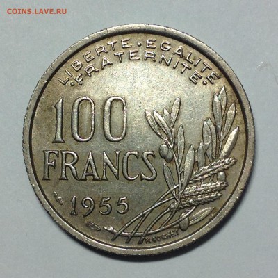 Франция, 100 франков. 1955г. - 1 (32)