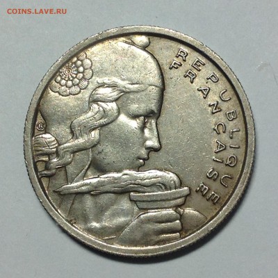 Франция, 100 франков. 1955г. - 1 (33)