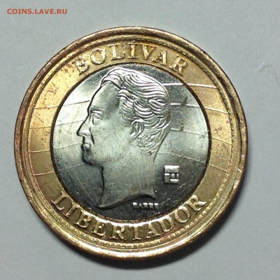 Венесуэла, 1 боливар. 2012г. - 1 (37)