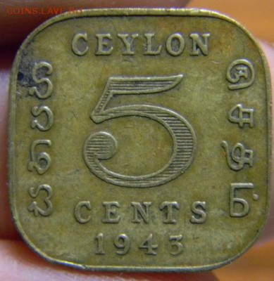 5 центов цейлон 1943 - DSCN1405.JPG
