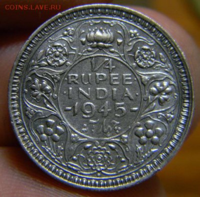 4 рупии индия 1945 - DSCN1401.JPG