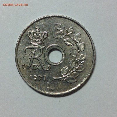 Дания, 25 эре, 1971г. - 1 (71)