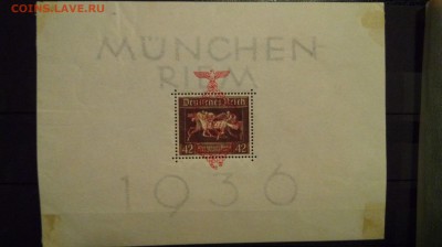 Третий Рейх блок №10 скачки "Коричневая лента" 1937г MH - PM9bsG_-4CQ