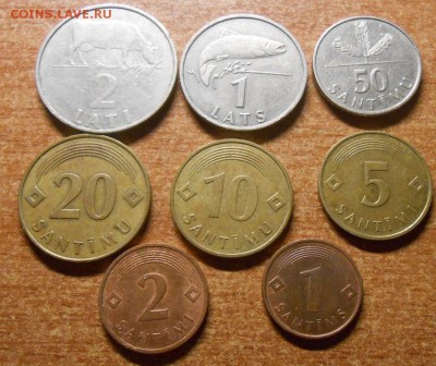 Латвия 1992 все монеты - DSCN5524.JPG