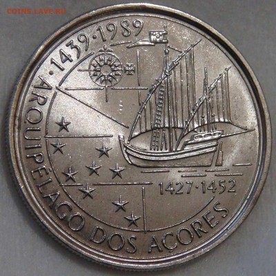100 эскудо 1989  Открытие Азорских островов 12.10.17 22-30 - DSC02967.JPG