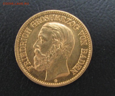 Баден 10 марок 1898 - аверс