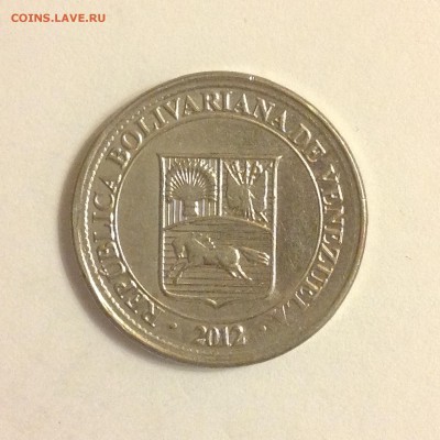 Венесуэла, 50 сантимов,2012г. - 1 (79)