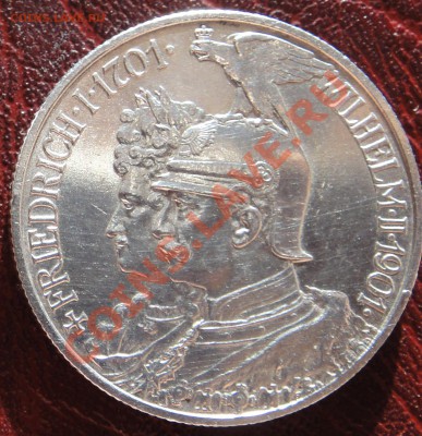 2 марки 1901.Пруссия 200 лет королевству.15.03.11 22-00 - ф2р
