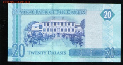 ГАМБИЯ 20 ДАЛАСИ 2015 UNC - 4 001