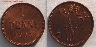 1 пенни 1905 г., UNC До 15.10.2017 22.00 по МСК - 1p-1905