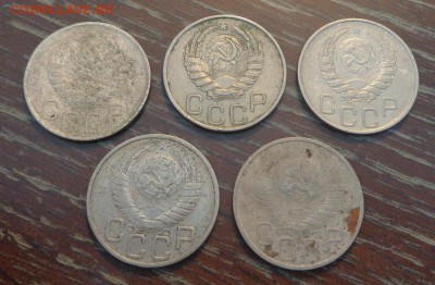 20 копеек 1943, 45, 46, 48, 49 до 17.10, 22.00 - 20 коп 1943, 1945, 1946, 1948, 1949_2