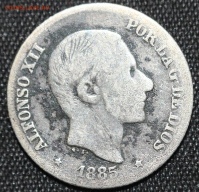 С 1 РУБ. ИСПАНСКИЕ ФИЛИППИНЫ 10с 1885г. НЕ ЧАСТАЯ  до 17.10 - IMG_9121.JPG