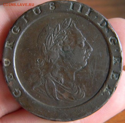 2 пенса 1797 "колесо телеги" Британия - DSCN1486.JPG