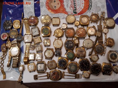 Лот сов. позолоченных часов (51 шт), корпусов и брасл (11+4) - 3EA8230F-CB38-43EB-858F-5BA26D8EA781