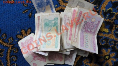 боны 46шт., в основном - украинские купоны-карбованцы - DSC00478.JPG