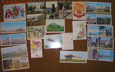 19 иностранных + 22 советских открытки 60-80-х г.___ с 1 руб - 22сов.JPG