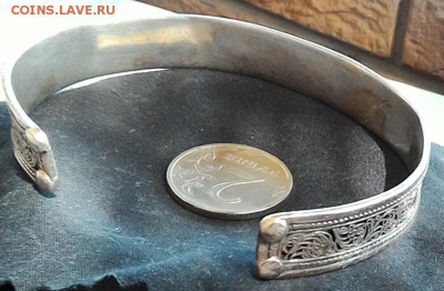 с1р, Браслет-обруч, техника скань, Серебро, до 28.10 в 12-00 - P_20170507_115841_1