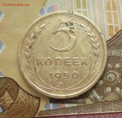 5 копеек 1950 год (на оценку) - DSC06317.JPG