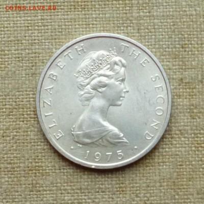 Остров Мэн 10 пенсов 1975 серебро, до 20.10.17 - P1140542