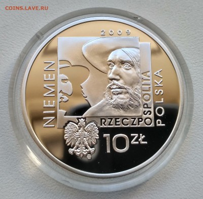 ПОЛЬША,10 злотых 2009г(Чеслав Немен)!до 17.10.2017 - 1 октября фото монет 017