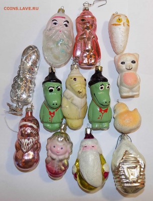 Елочные игрушки СССР на оценку. - Елочные игрушки-2.JPG