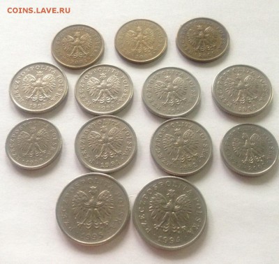 Польша -13 монет (1991 - 2006г.) , до 22.10.17г. - польша-5