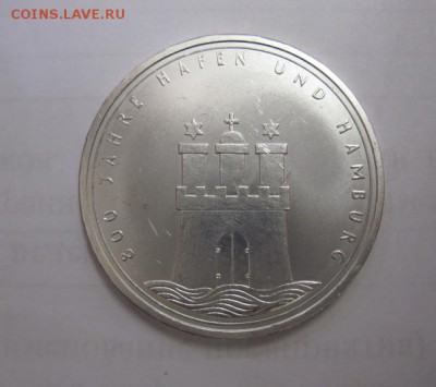 10 марок ФРГ 1989 800 лет Гамбургу   до 18.10.17 - IMG_4175.JPG