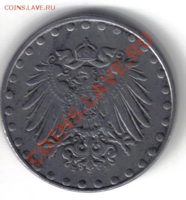Германия 10 пфеннигов 1922Е нечастая до 15.03 21.00мск - Германия 10 пфенниг 1922 E(2)-2