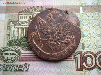 5 копеек 1778 ЕМ . Брак. - 1111