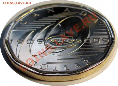 Канада 1$ 2009 Монреаль Канадиенс Unc до 18.03 в 22°° - 1 Dollar Canada 2009 Montreal Canadiens-a