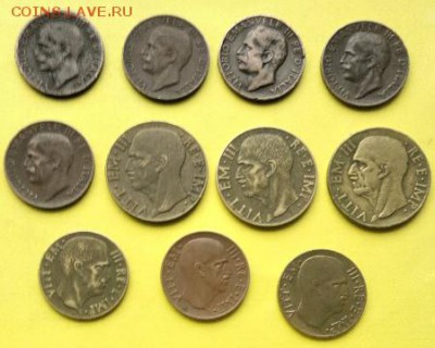 Монеты Италии - 5 и 10 чентезимо до 20.10.17г. - Монета -5. И.1.1