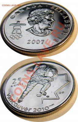 Канада Куотер 2007 хоккей Unc С РУБЛЯ! до 18.03 в 22°° - Quarter Hockey 2007_3