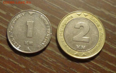 БОСНИЯ и ГЕРЦЕГОВИНА - 1 и 2 марки ГОЛУБЬ БИМ 24.10, 22.00 - Босния и Герцеговина 1 и 2 марки_1