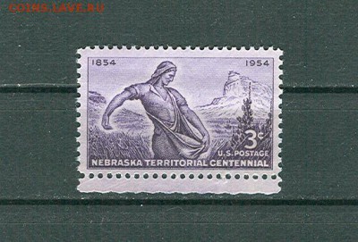 США 100-летие территории Небраски до 22.10.17 22.00 мск. - 100-летие территории Небраски (1954_