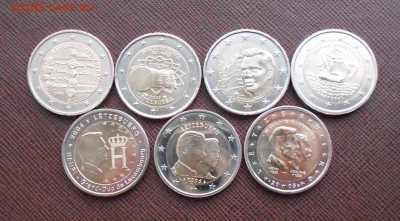 2 евро Юбилейные 7 шт Австрия Португалия Люксембург - DSCN4995.JPG