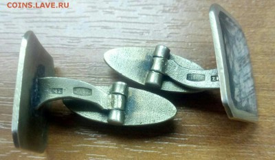 Запонка времен СССР, серебро до 21.10 - P71018-132201(1)