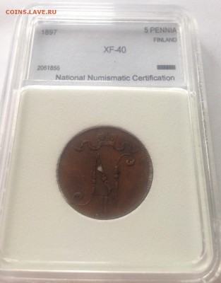 5 пенни 1897г. Русская Финляндия - 5-1897-1