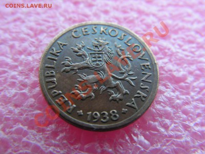 -Чехословакия- 5 геллер 1938 -- 14 марта 22-00 - 5 геллер 1938 (1).JPG