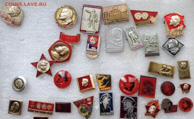 Знаки Ленин по фиксу 8 руб , до 25.10.17г - image