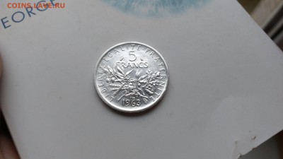 Франция 5 франков 1963 короткий до 22-00 20.10 - IMG_20171020_073644390