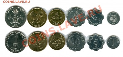 Мальдивы: набор 6 монет. Окончание 15.03 в 21.00 мск. - мальдивы