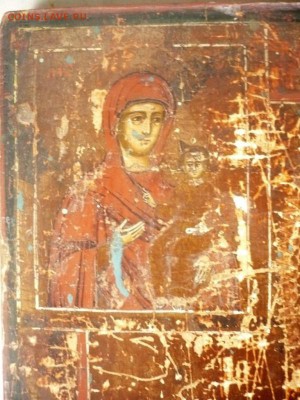 Большая икона дерево 42х53х2.7 см. определение, оценка - P1390998.JPG