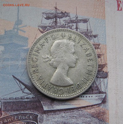 1 шилинг Австралия 1958г. до - 1 шилинг Австралия 1958г. 150.JPG